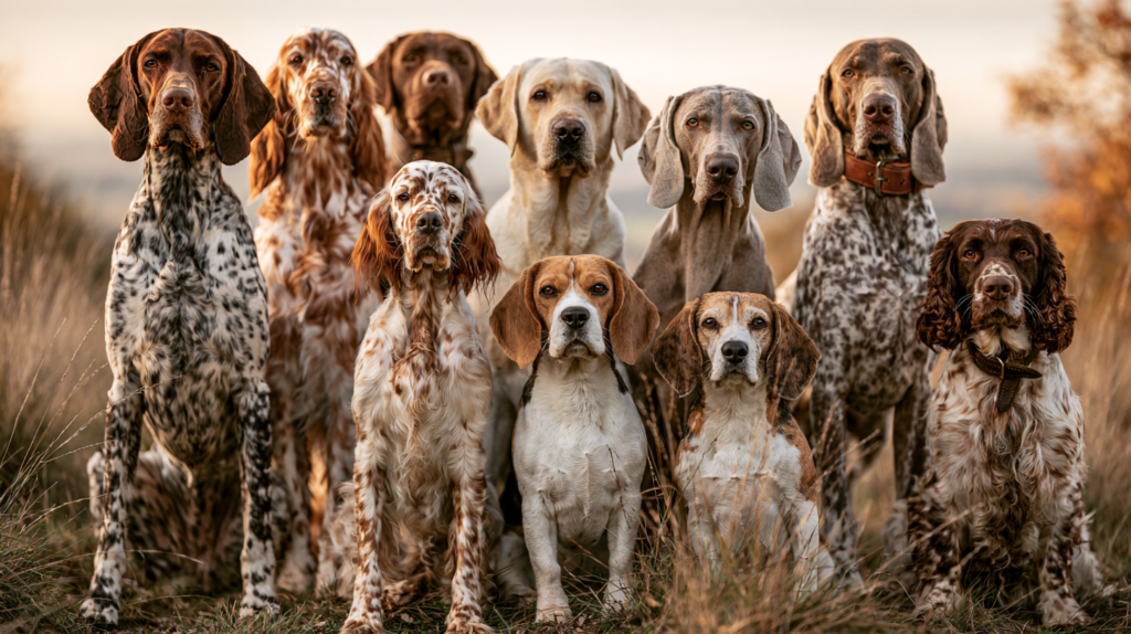 attentive pour notre vente chien de chasse dressé