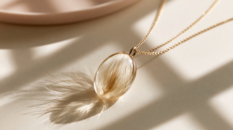 Collier Éternel – Bijou avec Poil de Chien Personnalisé