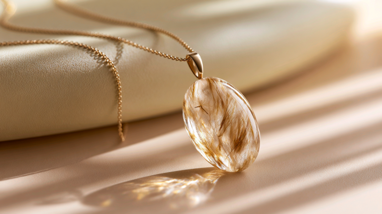 Pendentif Élégance – Bijou avec Poil de Chien Personnalisé