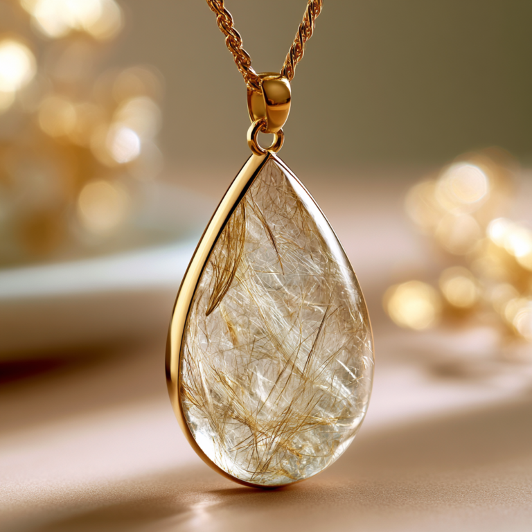Pendentif Goutte Éternelle – Bijou avec Poil de Chien