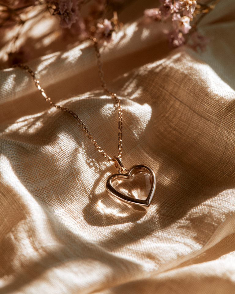 Collier Cœur Éternel – Bijou Souvenir Chien