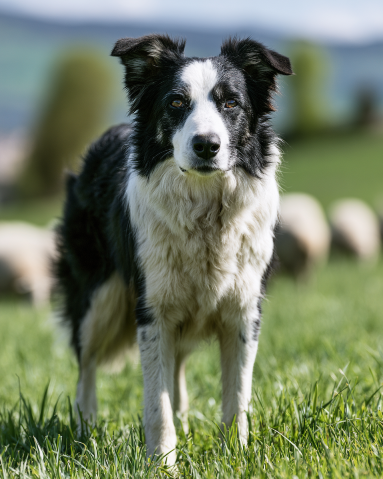 Oscar – Chien de troupeau dressé pour ovins