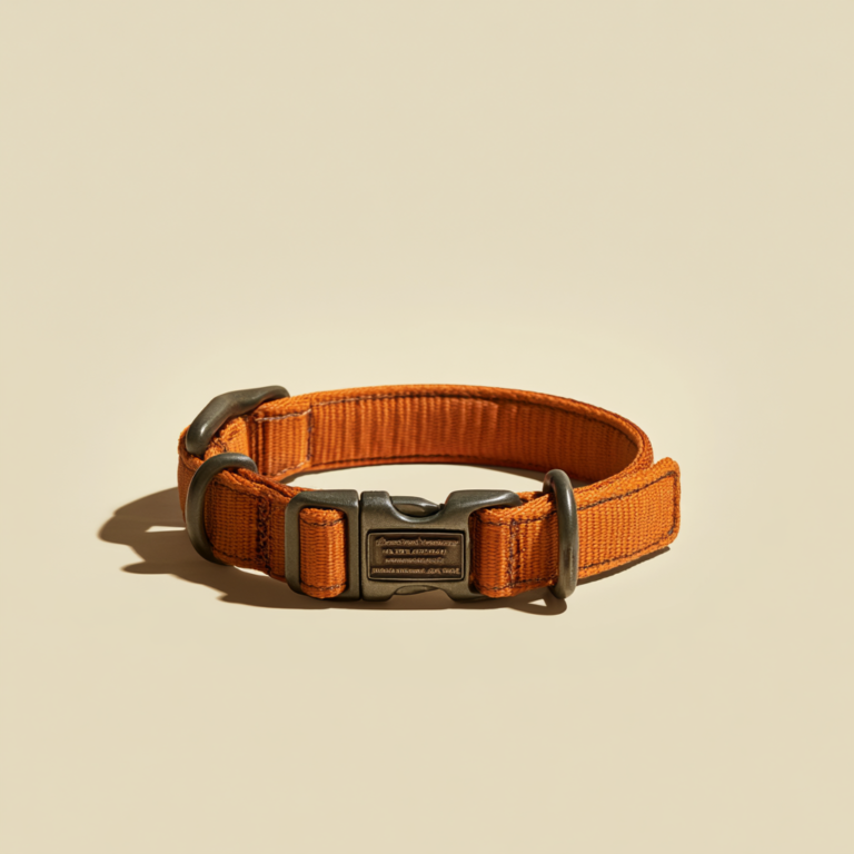 Collier Chien de Chasse Personnalisé Orange – Tracker
