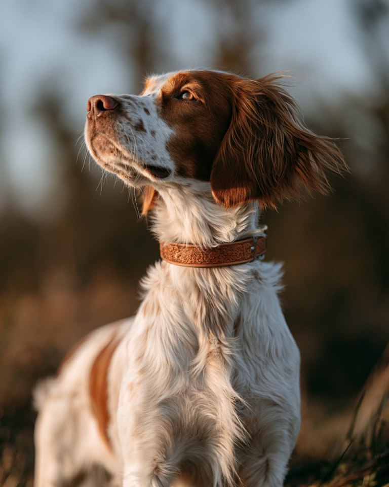 Collier Gravé pour Chien de Chasse – Modèle Prestige