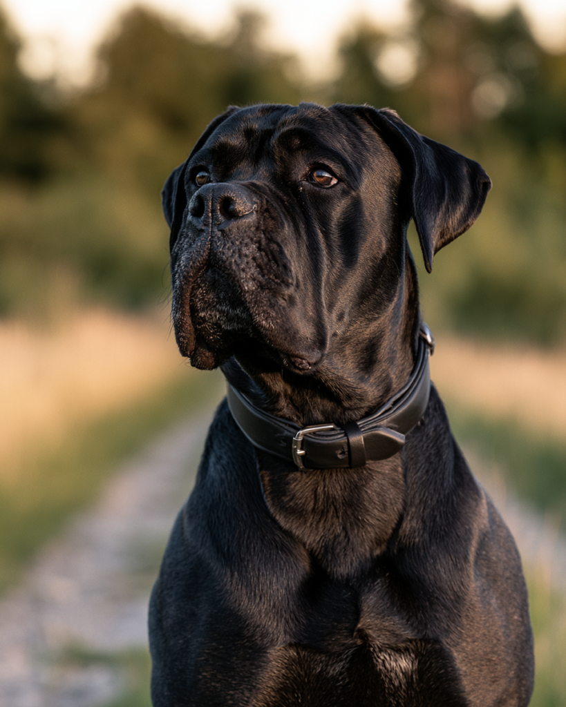 collier gros chien cuir 1