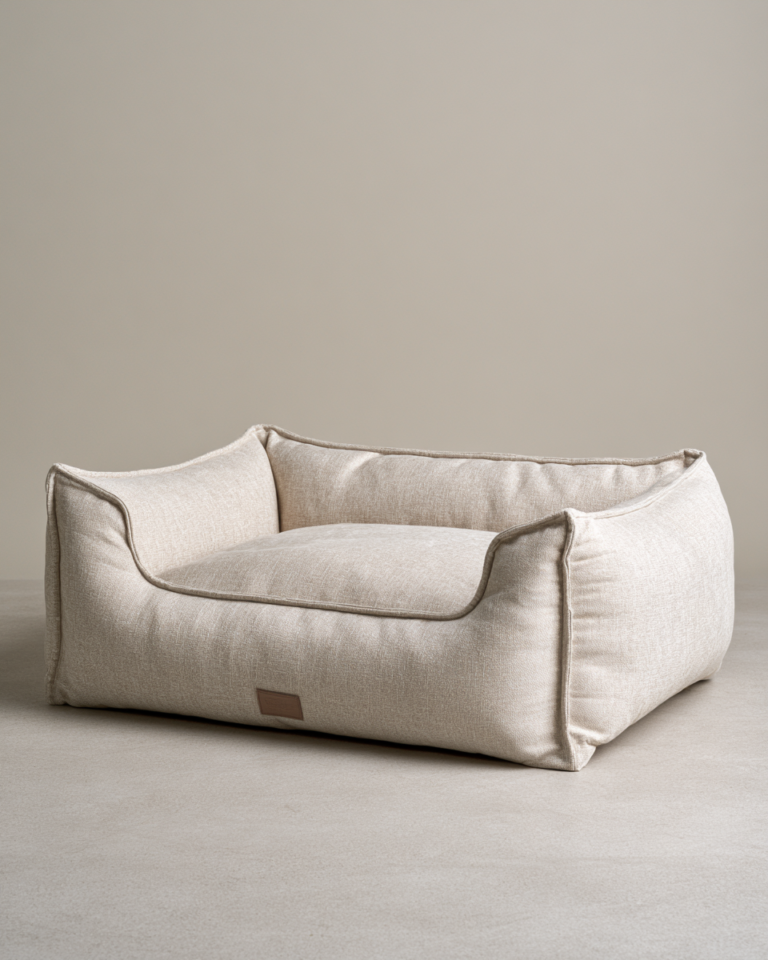 EHEYCIGA Panier Chien Élégance – Beige Naturel