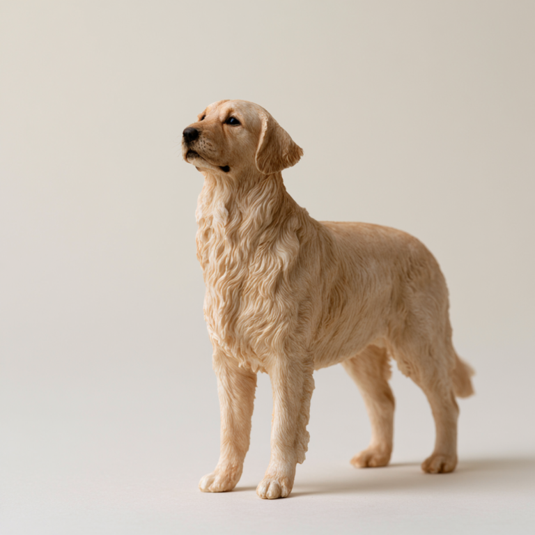 Portrait Chien Personnalisé 3D – Profil Réaliste