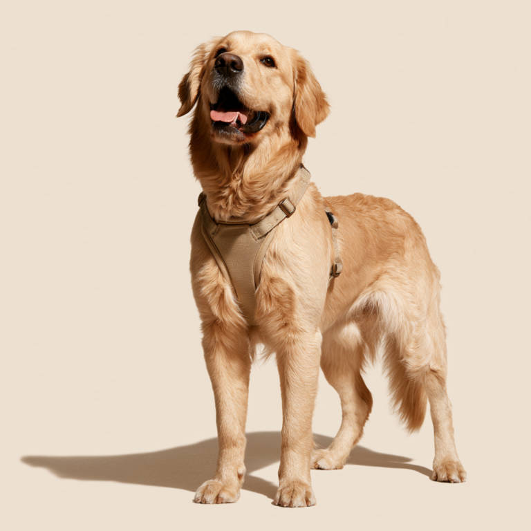 Harnais pour Chien Sur Mesure – Beige Sable